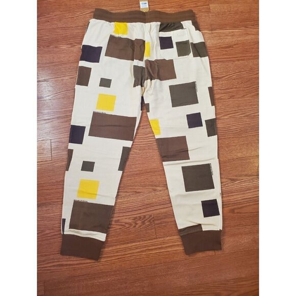Mcnairy & Co Sweatpants Mens SZ XXL Hollywood Camo Squares Cuffed Streetwear NWT - Picture 6 of 9
